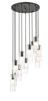 Alton 11 Light Chandelier in Matte Black (224|824P-11R-MB)