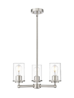 Thayer Three Light Chandelier in Brushed Nickel (224|742-3BN)