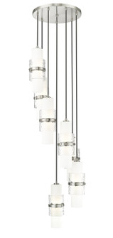 Cayden Seven Light Chandelier in Brushed Nickel (224|1946P-7R-BN) Cayden Seven Light Chandelier in Brushed Nickel (224|1946P-7R-BN)