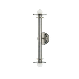 Arley Two Light Wall Sconce in Vintage Pewter (67|B1221-VPT)