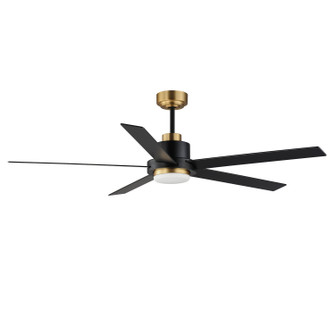 Daisy 60''Ceiling Fan in Black / Gold (16|88826BKGLD)