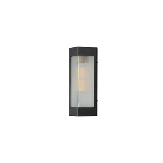 Triform One Light Outdoor Wall Sconce in Black / Antique Brass (16|30761CRBKAB)