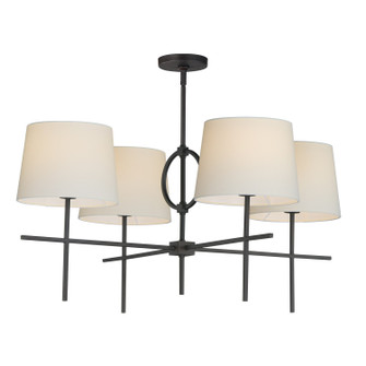 Paoli Four Light Pendant in Charcoal Bronze (16|27724OFCHL)