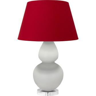 Double Gourd One Light Table Lamp in Matte Lily Glazed Ceramic w/Lucite (165|MLY62R)