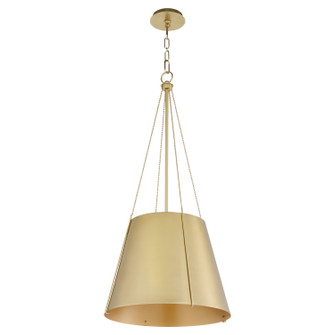 Denise Three Light Pendant in Aged Brass (19|862-3-80)