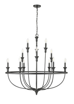 Emery 12 Light Chandelier in Matte Black (59|28012-MB)