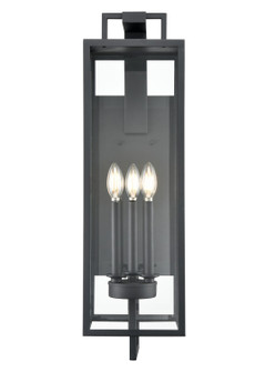 Lamont Three Light Outdoor Wall Sconce in Textured Black (59|280003-TBK)