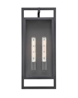 Agatha Two Light Outdoor Wall Sconce in Textured Black (59|270102-TBK)