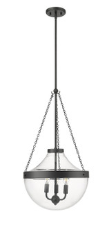 Clarra Three Light Pendant in Matte Black (59|20103-MB)