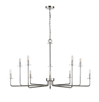 Marceline Ten Light Chandelier in Polished Nickel (59|12510-PN)