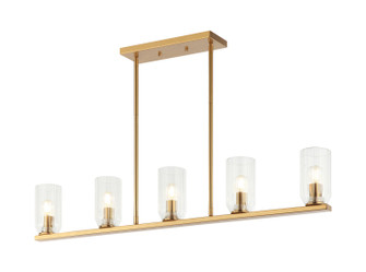 Westlock Five Light Chandelier in Aged Gold Brass (423|C34005AG)