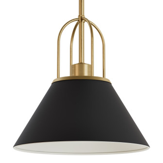 Carrington Isle One Light Pendant in Matte Black (47|13163)