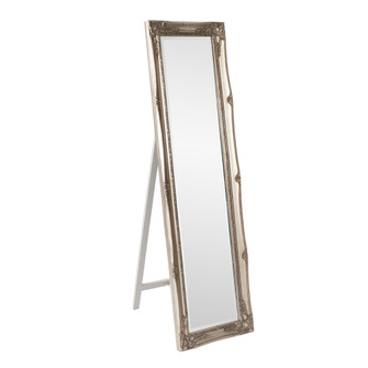 Queen Ann Standing Mirror in Antique Silver (204|57026)