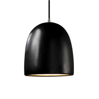 Radiance One Light Pendant in Bisque (102|CER-9615-BIS-MBLK-WTCD)