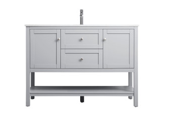 Heath SIngle Bathroom Vanity in Grey (173|VF22248GR)