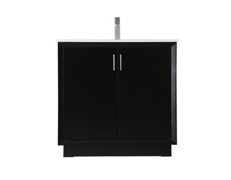 Hayes SIngle Bathroom Vanity in Black (173|VF19636BK)