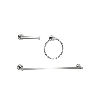 Alma 3-Piece Bathroom Hardware Set in Chrome (173|HWB-11S3RPCH)