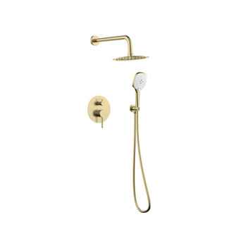 George Complete Shower Faucet System With Rough-In Valve in Brushed Gold (173|FAS-9001BGD)