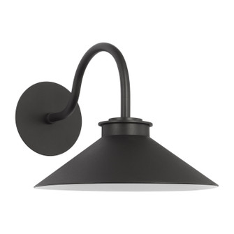 Modern Barn Light LED Wall Lantern in Textured Black (454|SLO1011TXB-L1)