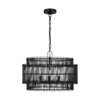 Elio Four Light Pendant in Aged Iron (454|EP1394AI)