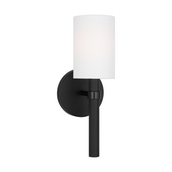 Manor One Light Wall Sconce in Midnight Black (454|DJW1061MBK)