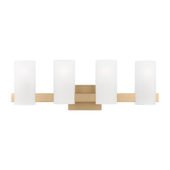 Rhode Four Light Vanity in Satin Brass (454|DJV1104SB)