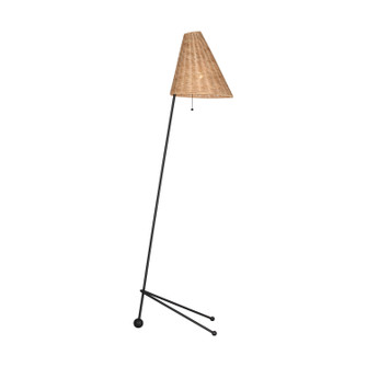 Gustav One Light Floor Lamp in Aged Iron (454|AET1171AIBRTN1)