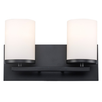 Nico Two Light Vanity in Black (110|71842 BK)