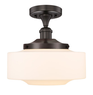 Franklin Restoration LED Semi-Flush Mount in Oil Rubbed Bronze (405|616-1F-OB-G691-12)