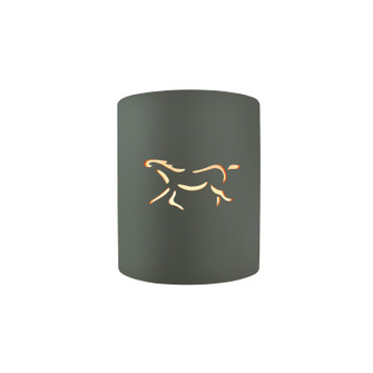 Sun Dagger One Light Outdoor Wall Sconce in Pewter Green (102|CER-9010W-PWGN-HRSE)