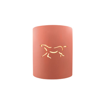 Sun Dagger One Light Outdoor Wall Sconce in Gloss Blush (102|CER-9010W-BSH-HRSE)