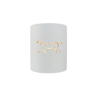 Sun Dagger LED Wall Sconce in Vanilla (Gloss) (102|CER-9010-VAN-HRSE-LED1-1000)