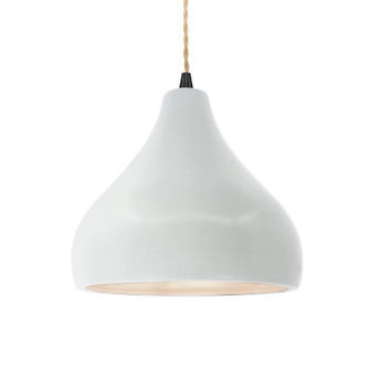 Radiance One Light Pendant in Carbon Matte Black w/ Champagne Gold (102|CER-6563-CBGD-ABRS-BKCD)