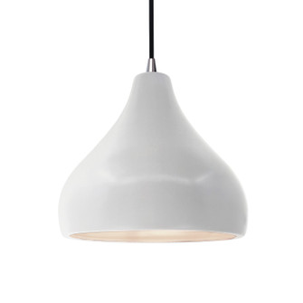 Radiance One Light Pendant in Bisque (102|CER-6563-BIS-NCKL-BKCD)
