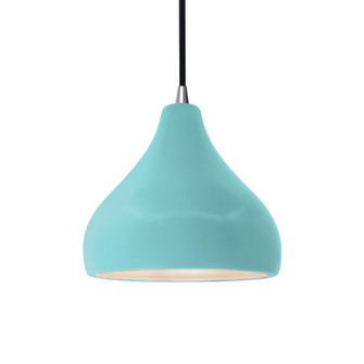 Radiance One Light Pendant in Reflecting Pool (102|CER-6560-RFPL-NCKL-BKCD)