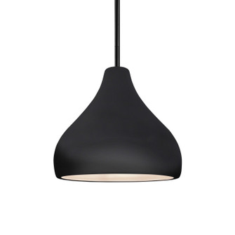 Radiance One Light Pendant in Gloss Black (102|CER-6560-BLK-MBLK-RIGID)