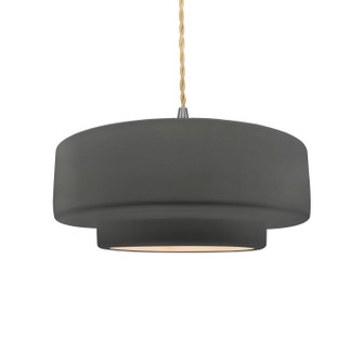 Radiance One Light Pendant in Gloss Grey (102|CER-6543-GRY-NCKL-BEIG-TWST)