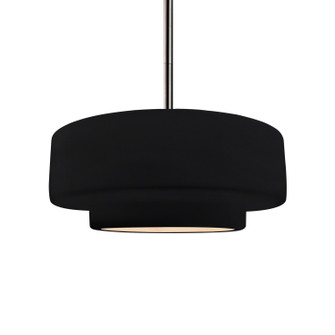 Radiance One Light Pendant in Gloss Black (102|CER-6543-BLK-NCKL-RIGID)