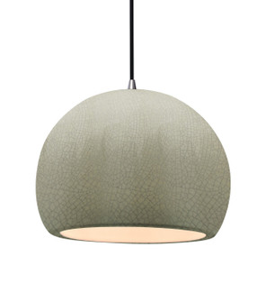 Radiance One Light Pendant in Celadon Green Crackle (102|CER-6535-CKC-NCKL-BKCD)