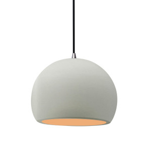 Radiance One Light Pendant in Matte White w/ Champagne Gold (102|CER-6530-MTGD-NCKL-BKCD)