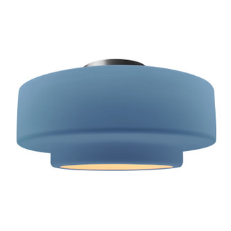 Radiance One Light Semi-Flush Mount in Sky Blue (102|CER-6365-SKBL-NCKL)