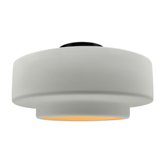 Radiance One Light Semi-Flush Mount in Matte White w/ Champagne Gold (102|CER-6365-MTGD-MBLK)