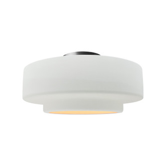 Radiance LED Semi-Flush Mount in Canyon Clay (102|CER-6363-CLAY-NCKL-LED1-700)