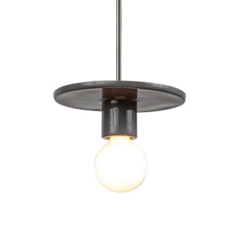 Radiance One Light Pendant in Muted Yellow (102|CER-6320-MYLW-NCKL-BEIG-TWST)