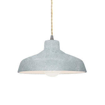 Radiance One Light Pendant in Carbon Matte Black w/ Champagne Gold (102|CER-6260-CBGD-MBLK-RIGID)