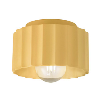 Radiance One Light Flush-Mount in Muted Yellow (102|CER-6183-MYLW)