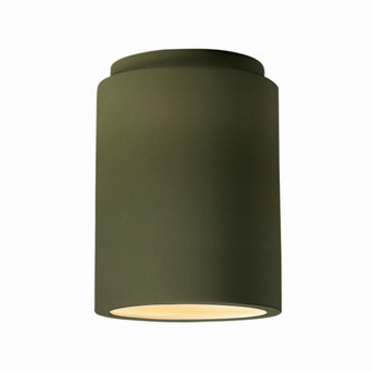 Radiance One Light Outdoor Flush Mount in Matte Green (102|CER-6100W-MGRN)