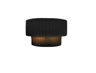 Ambiance One Light Wall Sconce in Carbon Matte Black w/ Champagne Gold (102|CER-5780-CBGD)