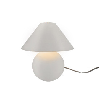 Portable Two Light Portable in Matte White w/ Champagne Gold (102|CER-2540-MTGD)