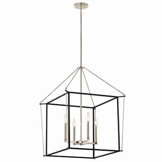 Eisley Four Light Foyer Pendant in Polished Nickel (12|52627PN)